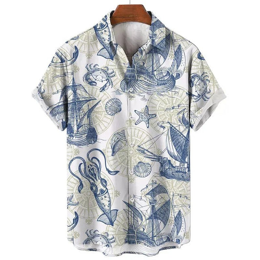 2024 Vintage Hawaiian Shirts for Men
