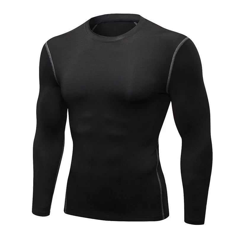 Men's Thermal Long-Sleeve Fitness T-Shirt - Fast Dry