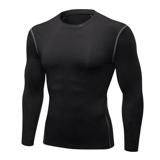 Men's Thermal Long-Sleeve Fitness T-Shirt - Fast Dry