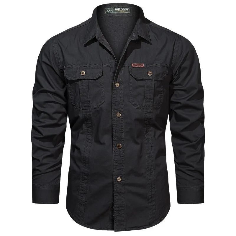 Elegant Long Sleeve Men's Linen Shirts