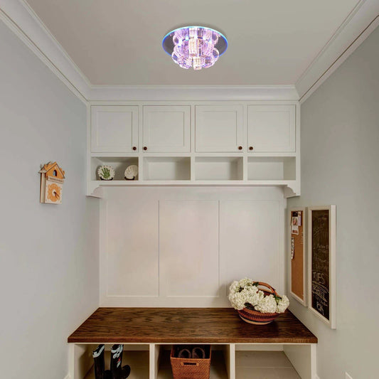 9W Small Crystal Ceiling Lamp Warm White