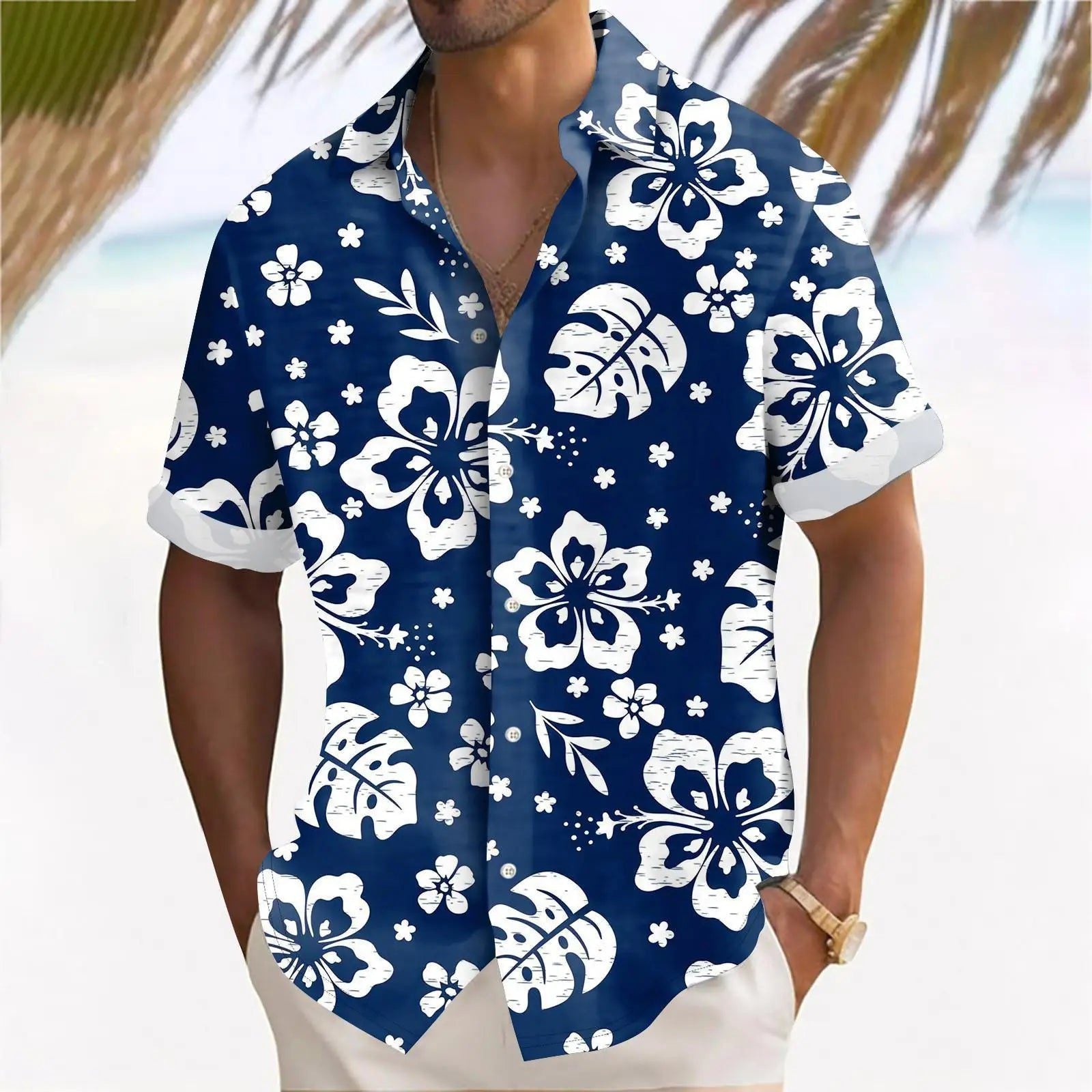 Men's Hawaiian Beach Shirts for Summer 2024