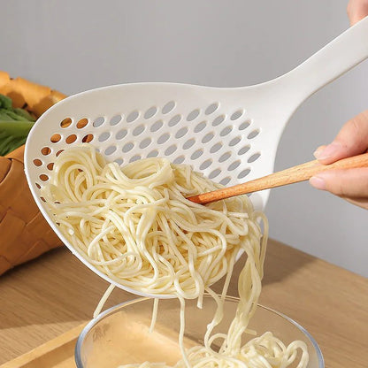 Nonstick Slotted Spoon Colander for Easy Draining