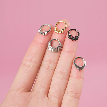 Unique Surgical Steel Septum Clicker Jewelry