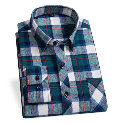 2024 Men's Plus Size Flannel Casual Shirts