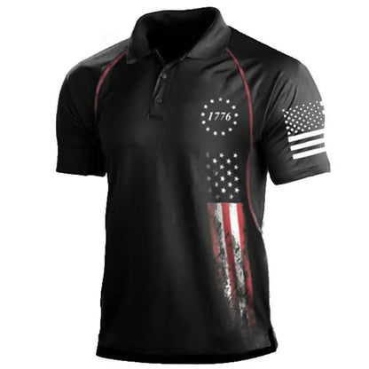 1776 Independence Day Men's Golf Polo Shirt