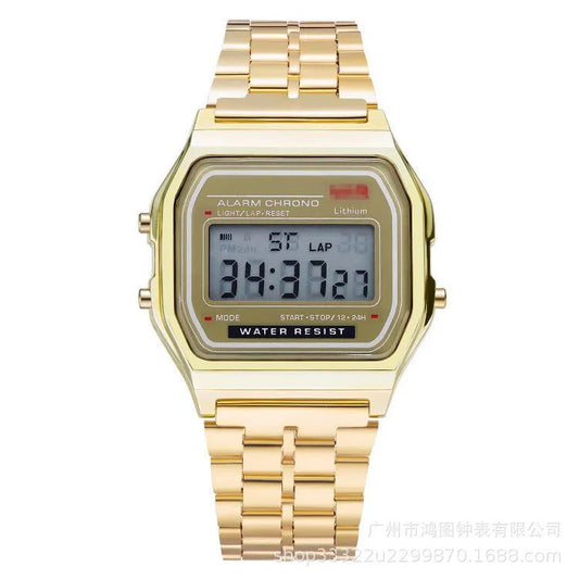 Unisex Vintage LED Digital Sports Wristwatch