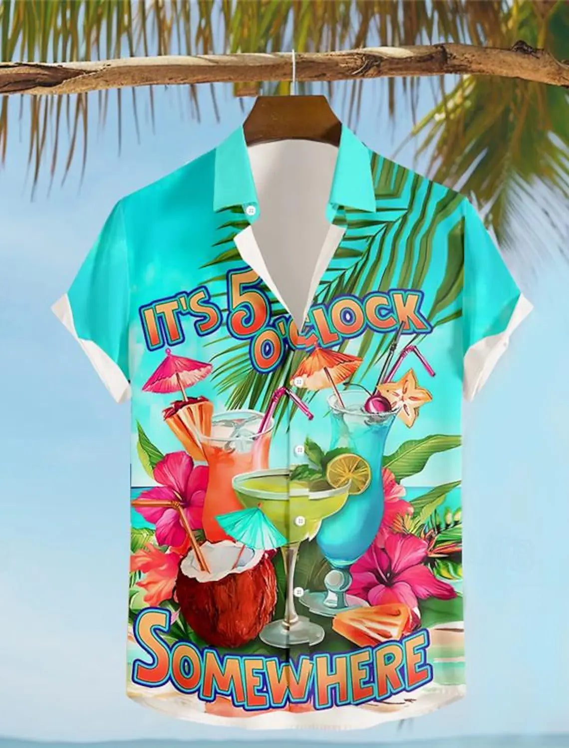 Men's Hawaiian 3D Printed Summer Shirt