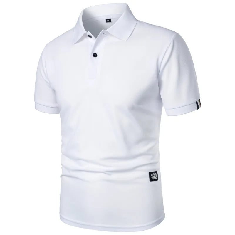 Lightweight Short Sleeve Polo Shirt for Men