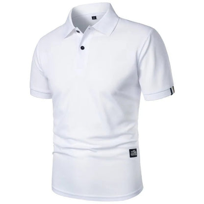 Lightweight Short Sleeve Polo Shirt for Men