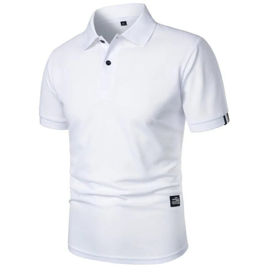 Lightweight Short Sleeve Polo Shirt for Men