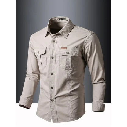 Elegant Long Sleeve Men's Linen Shirts