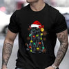 Funny Cat Christmas T-Shirt for Men
