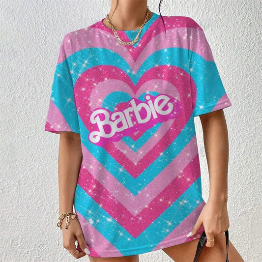 Kawaii 3D Princess T-Shirt for Women