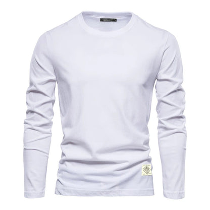 High-Quality Cotton Long Sleeve T-Shirt for Men