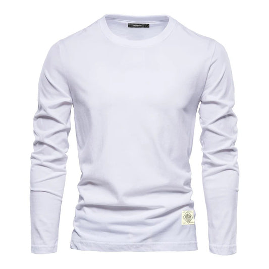 High-Quality Cotton Long Sleeve T-Shirt for Men