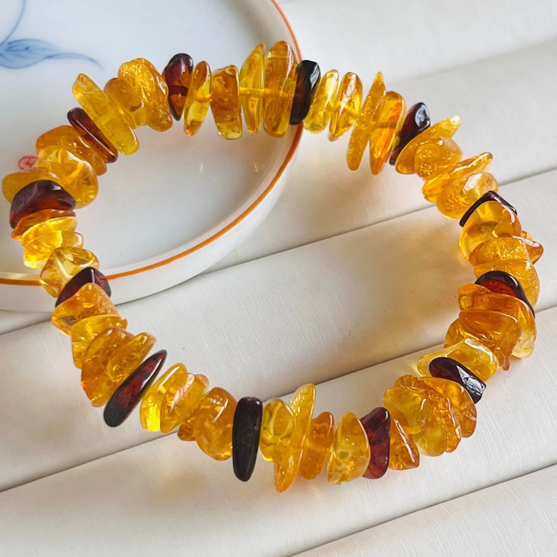 Natural Amber Healing Bracelet for Women