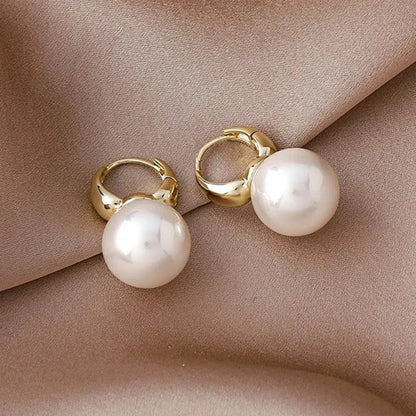 Elegant Imitation Pearl Dangle Earrings for Weddings