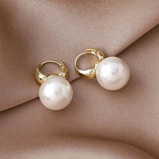 Elegant Imitation Pearl Dangle Earrings for Weddings