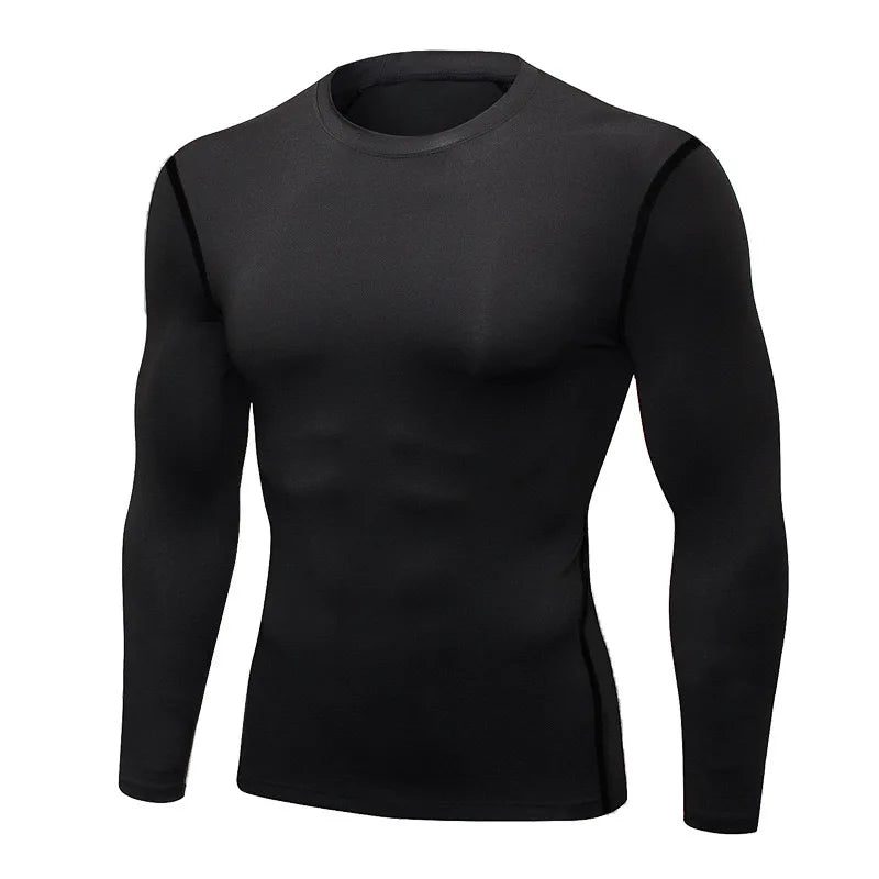 Men's Thermal Long-Sleeve Fitness T-Shirt - Fast Dry
