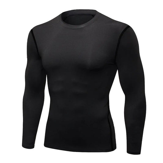 Men's Thermal Long-Sleeve Fitness T-Shirt - Fast Dry
