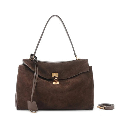 Luxury Retro Suede Handbags for Women