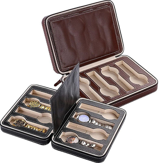 Travel Watch Organizer Case with Double Layer