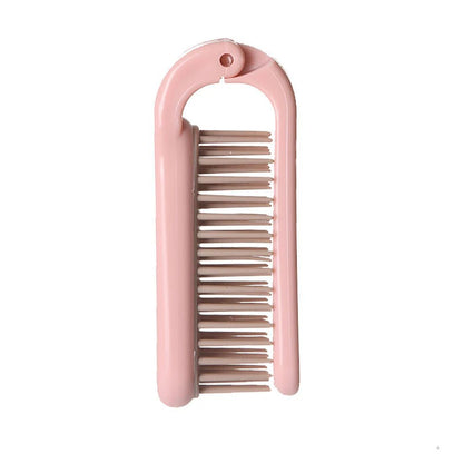 Portable Foldable Hair Comb for Travel Styling