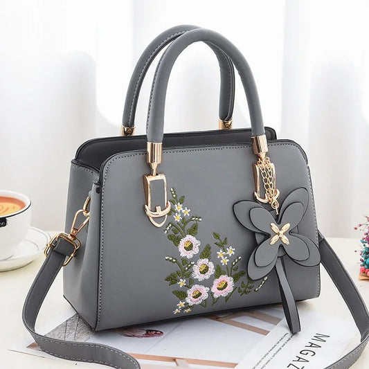Luxury Embroidered Women's Crossbody Tote Bag