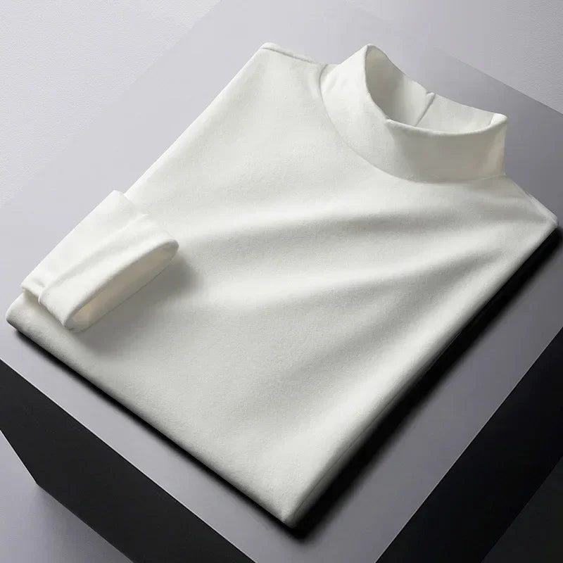 Men's Thermal Long Sleeve Velvet Undershirt