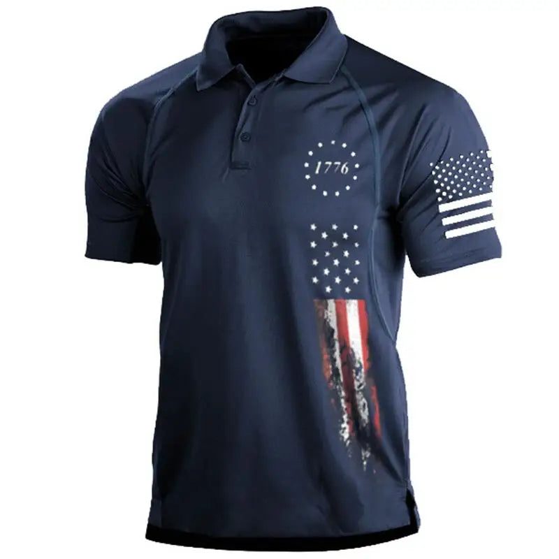 1776 Independence Day Men's Golf Polo Shirt