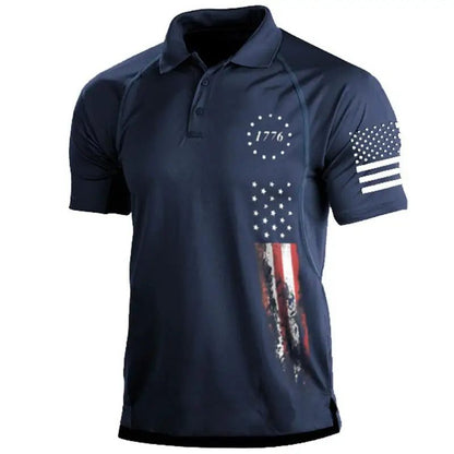 1776 Independence Day Men's Golf Polo Shirt