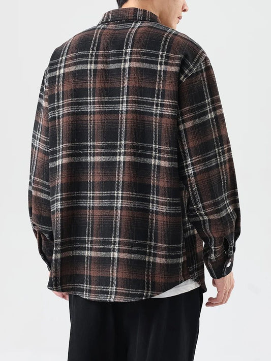 Plus Size Flannel Shirt for Men