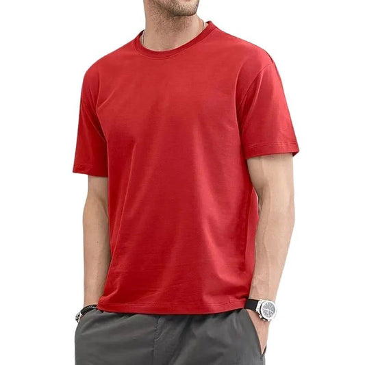 Men's Summer Cotton T-Shirts Plus Size