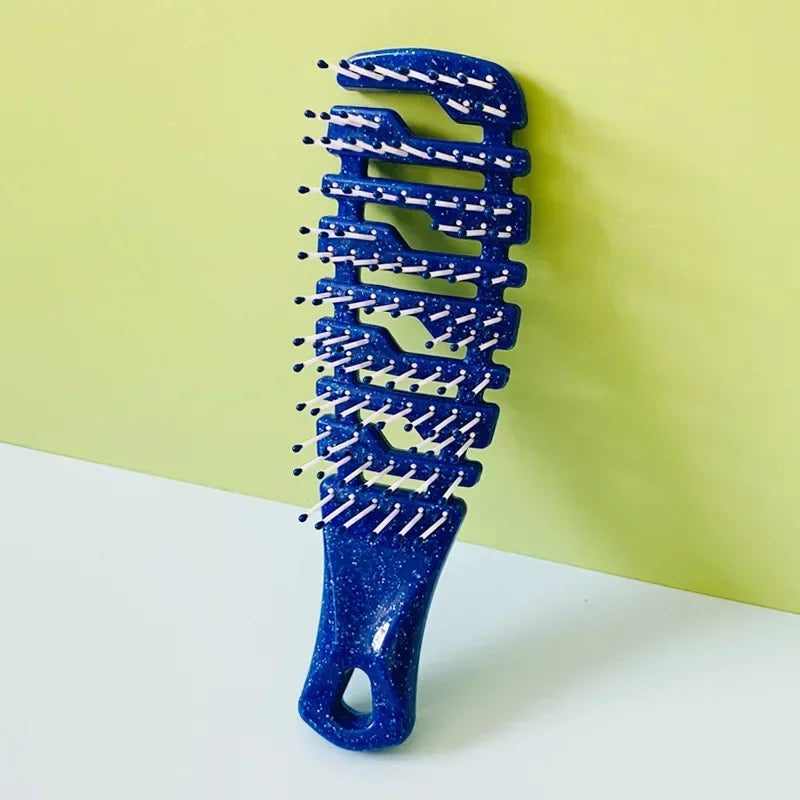 Gradient Hollow Out Hair Brush for Detangling