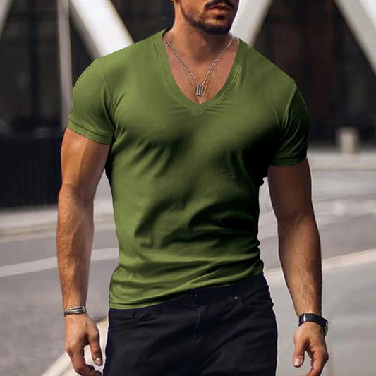 Men's V-Neck Quick-Dry Summer T-Shirt