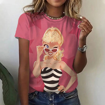 Kawaii Summer Princess T-Shirt for Women