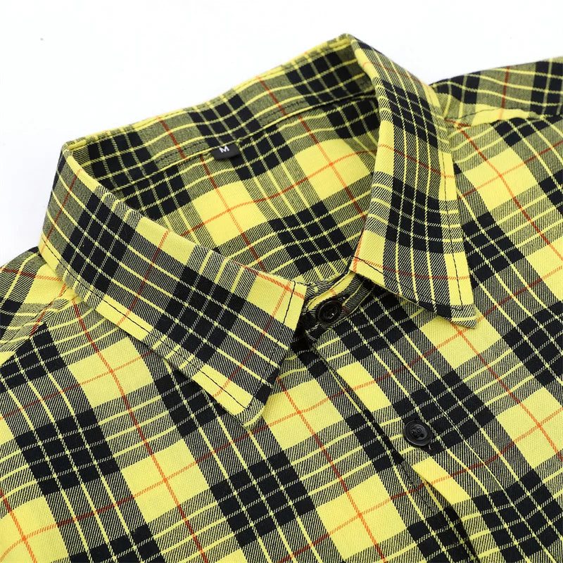 2023 Casual Plaid Flannel Shirt for Men