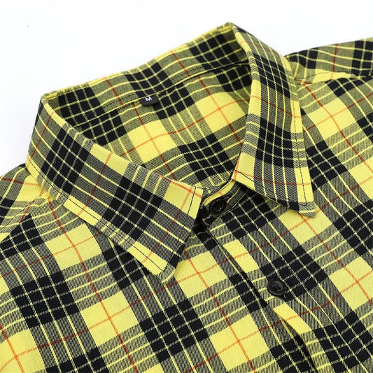 2023 Casual Plaid Flannel Shirt for Men