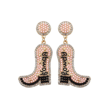 Bohemian Western Cowgirl Beaded Earrings for Women