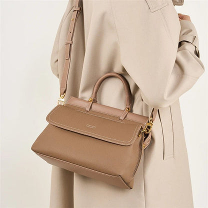 Genuine Leather Work Tote Handbags for Women