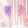 Gradient Color Detangling Comb for Curly Hair