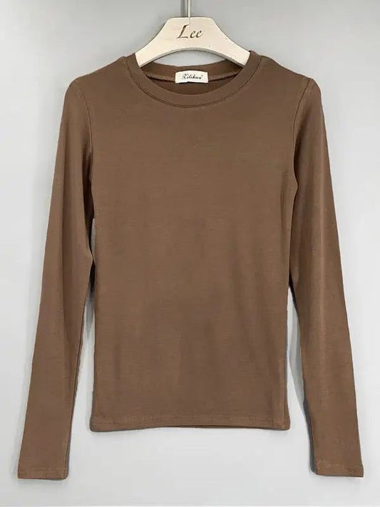 2024 Women's Long Sleeve Cotton T-Shirts