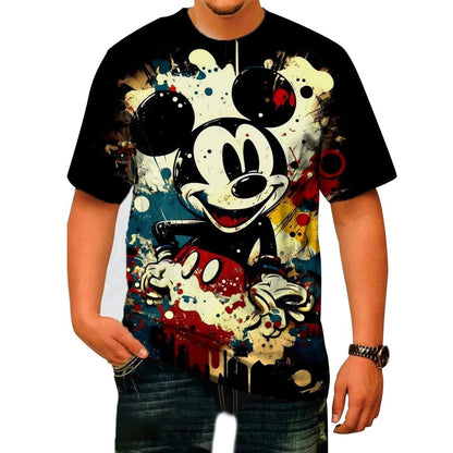 Men's Casual Mickey Mouse Summer T-Shirt