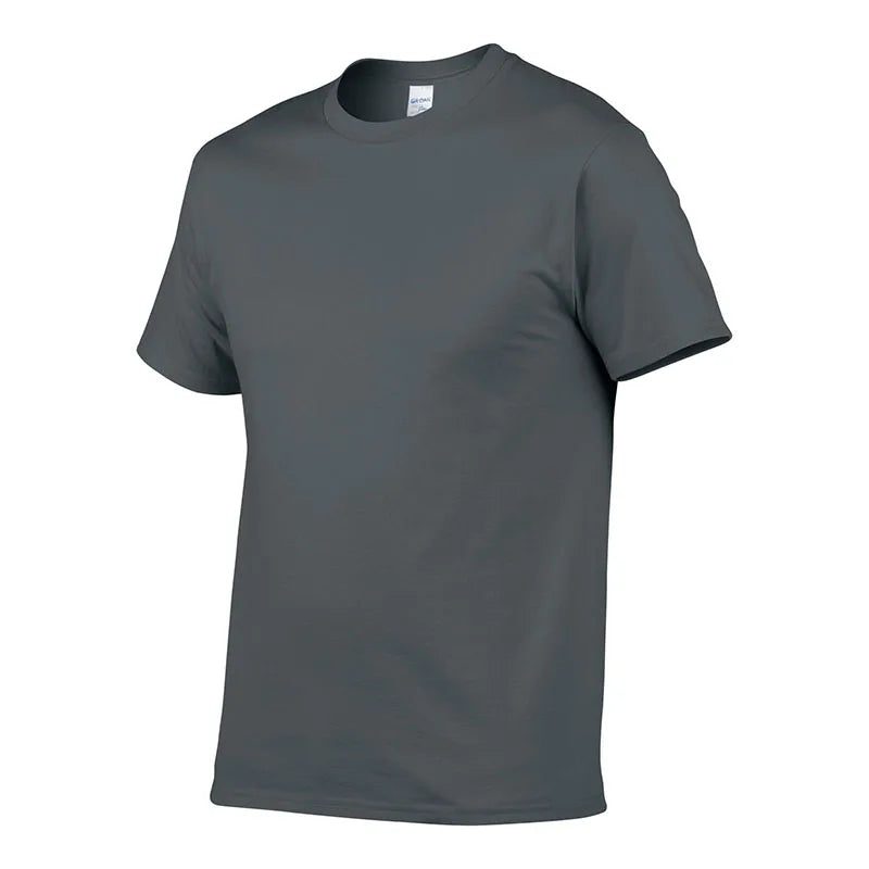 High Quality Men's Cotton Solid Color T-Shirt