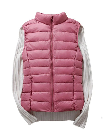 Women Lightweight Duck Down Puffer Vest