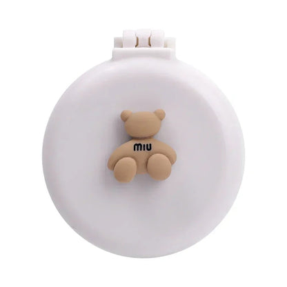 Portable Mini Pocket Mirror Hair Brush