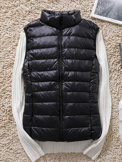 Women Lightweight Duck Down Puffer Vest