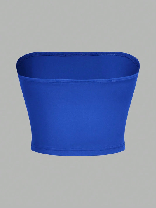 Women’s Strapless Crop Top Sleeveless Vest