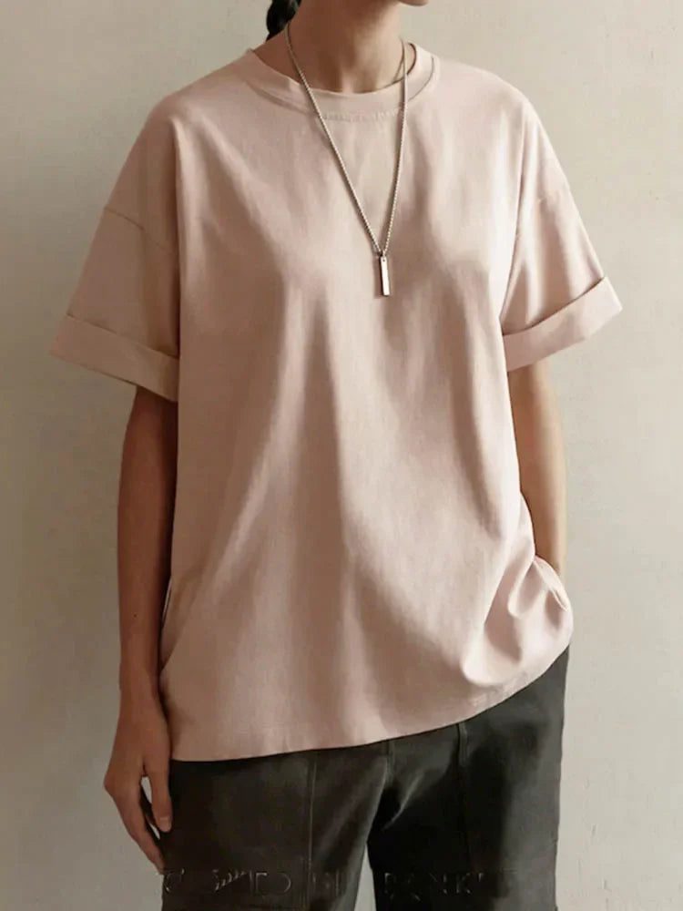 Trendy Oversized Cotton T-Shirts for Women